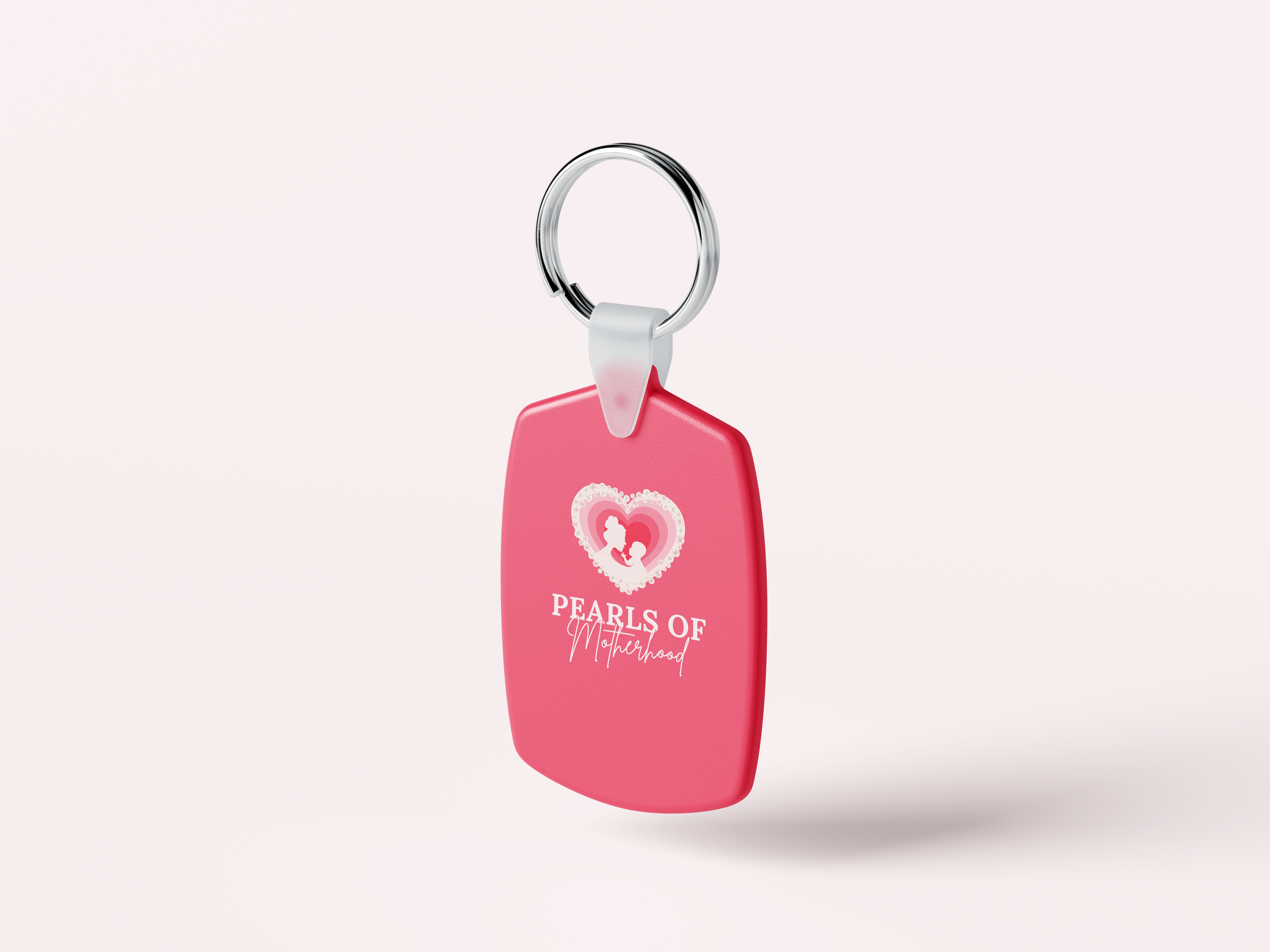 Pearls of Motherhood Keychain (Pink)
