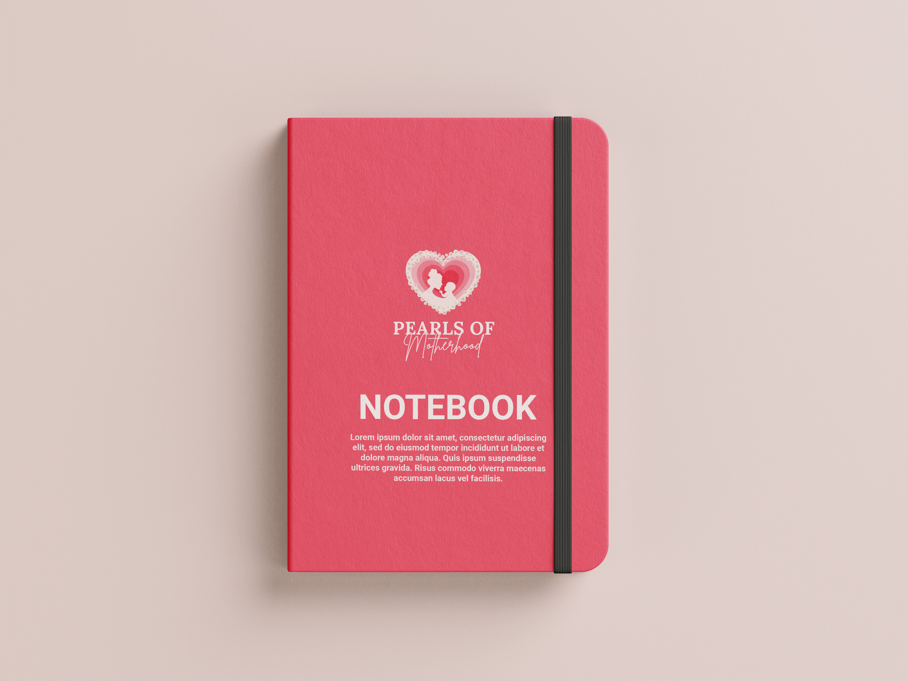 Pearls of Motherhood Notebook (Pink)